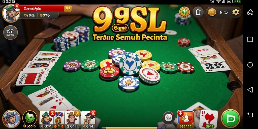 Screenshot permainan Gaple yang seru dan interaktif.