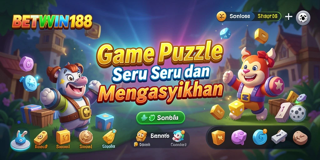 Tampilan gameplay BETWIN188 dengan tantangan teka-teki yang seru.