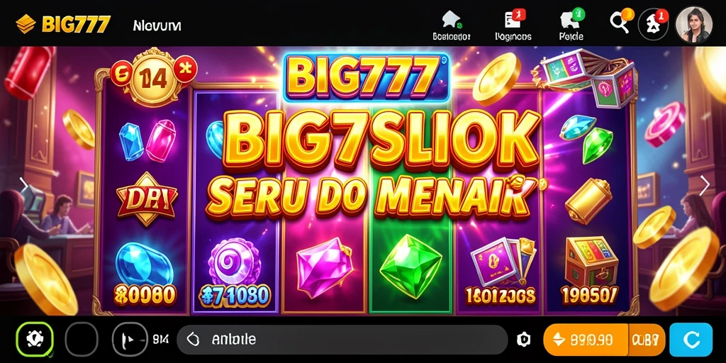 Tampilan gameplay slot yang seru dan interaktif di BIG777.