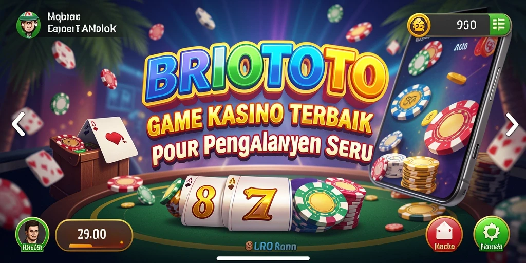 Tampilan gameplay menarik dari BRIOTOTO, pengalaman Kasino yang seru.
