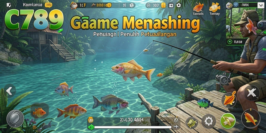 Gameplay seru menangkap ikan di C789 yang memukau.