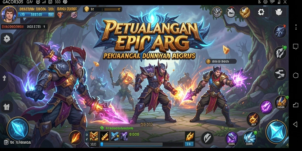 Tangkapan layar GACOR305 menampilkan aksi seru dan grafis menawan di dunia ARPG.