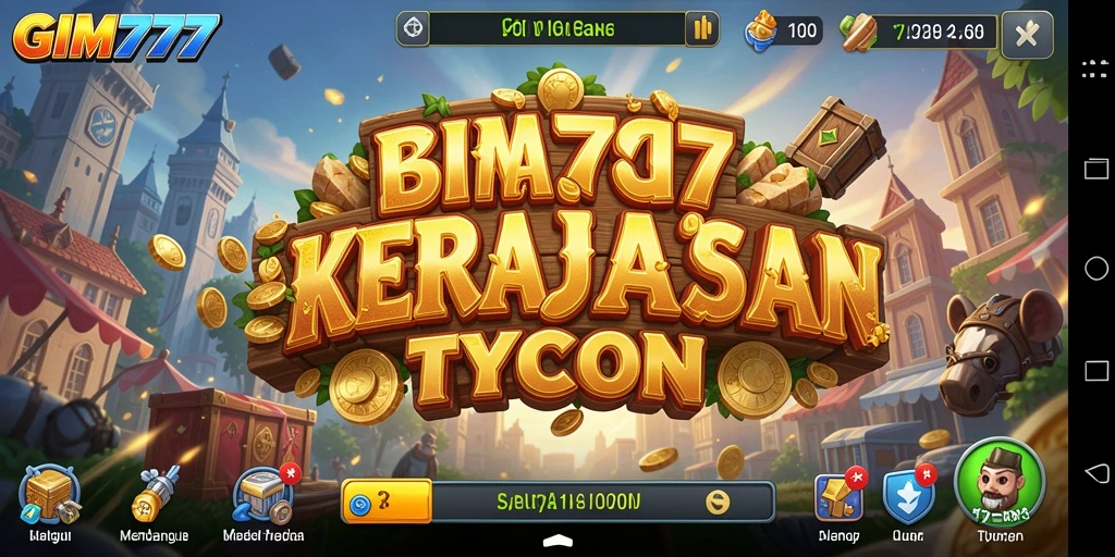 Screenshot GIM777 menampilkan momen seru dalam membangun bisnis.