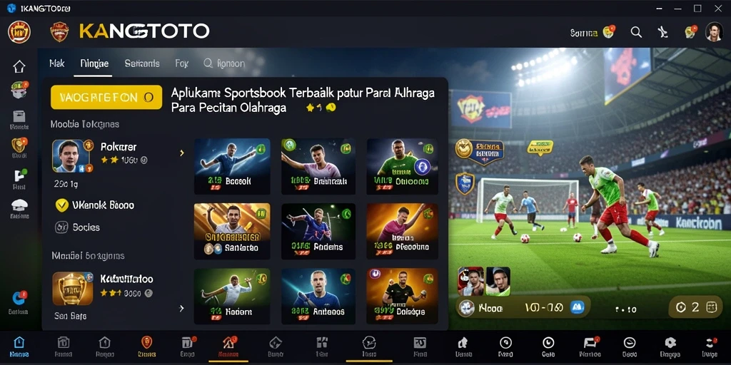 Screenshot utama KANGTOTO yang menunjukkan antarmuka pengguna yang menarik.