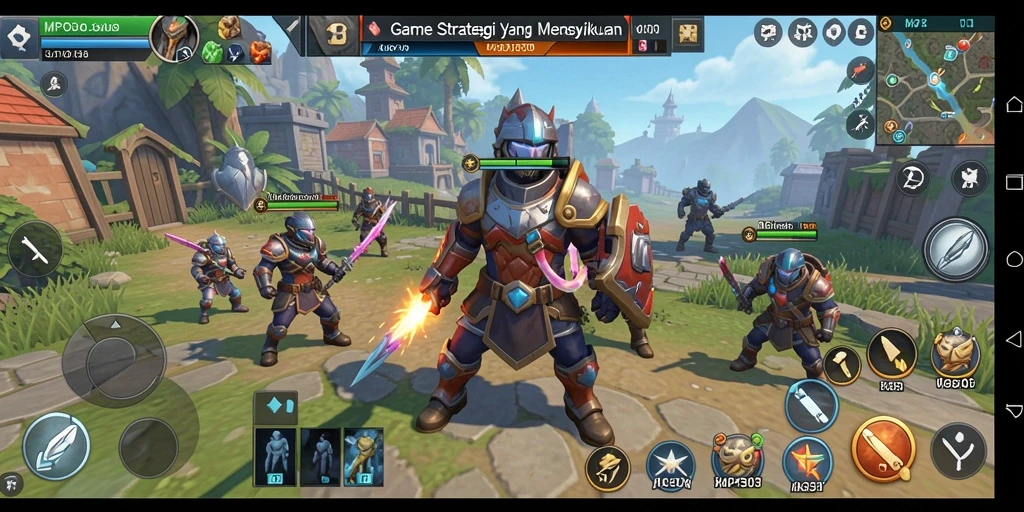 Tangkapan layar MPO303 menampilkan pertempuran epik dalam gameplay SLG.