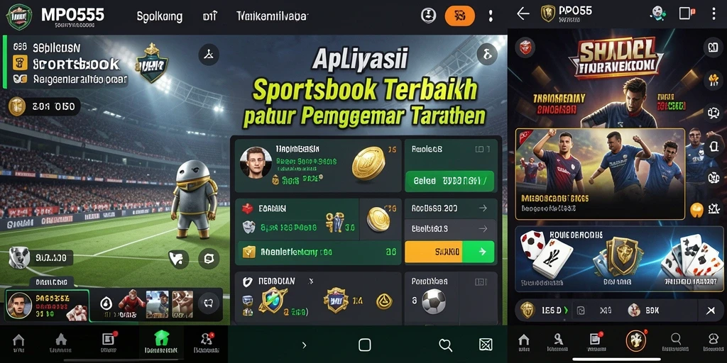 Tampilan screenshot MPO555 yang menunjukkan taruhan olahraga aktif.