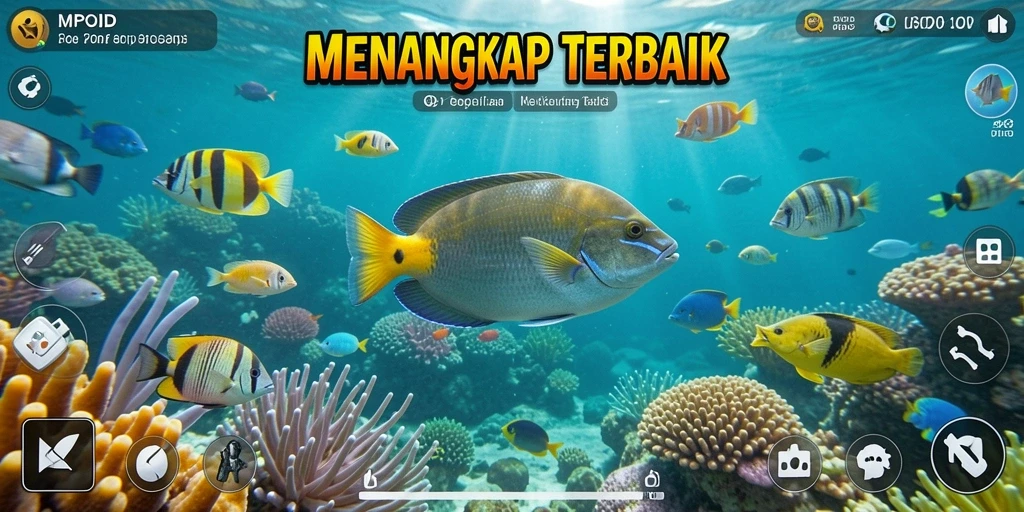 Tangkapan ikan besar di dalam game MPOID yang seru.