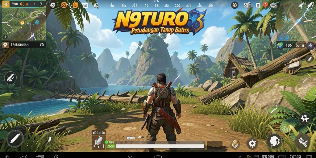 Tampilan menarik dari gameplay Open World N9TURBO.