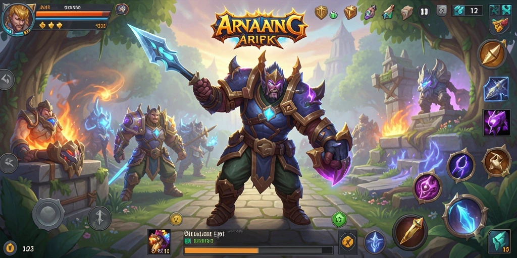 Gameplay arpg NOX123 yang seru dan mendebarkan.