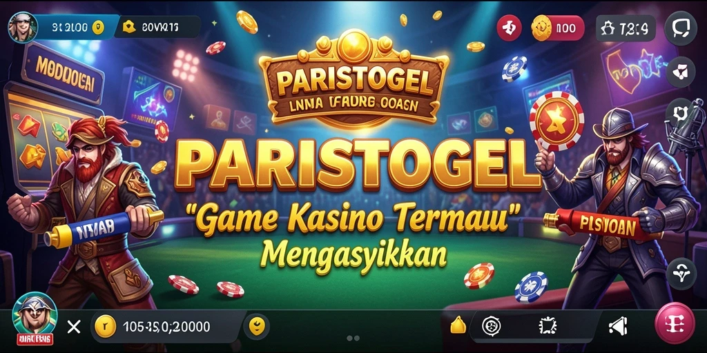 Tampilan gameplay menarik PARISTOGEL di aplikasi Kasino.