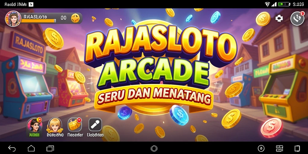 Screenshot utama menampilkan gameplay seru RAJASLOTO.