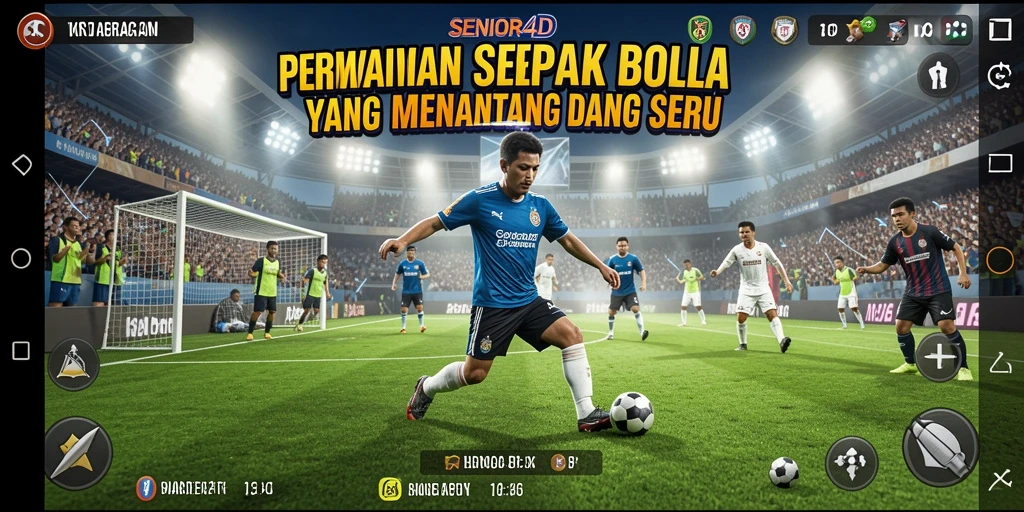 Tampilan gameplay SENIOR4D yang seru dan dinamis.