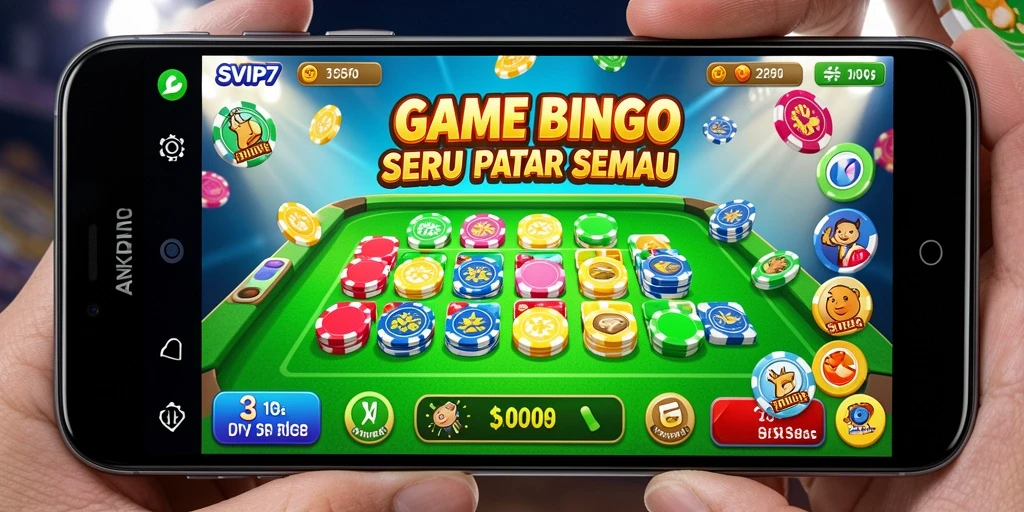 Tampilan gameplay seru Bingo di SVIP7 dengan interaksi pemain.