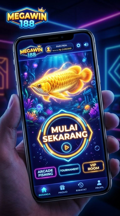 Tampilan aplikasi megawin188 yang intuitif dan mudah dipahami.